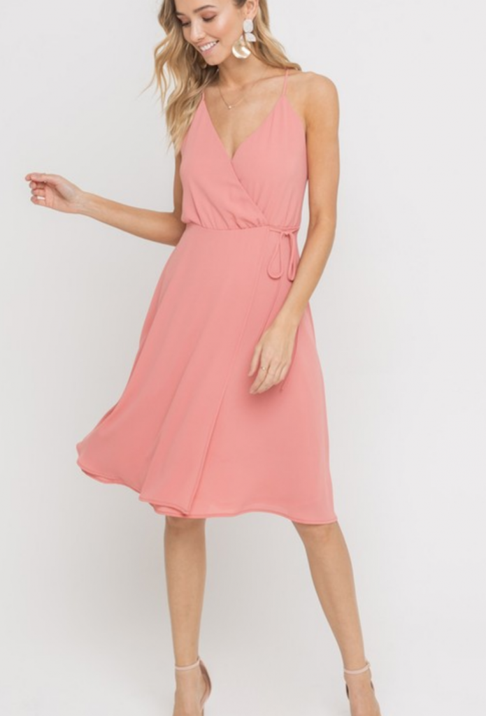 Coral Cocktail Dress