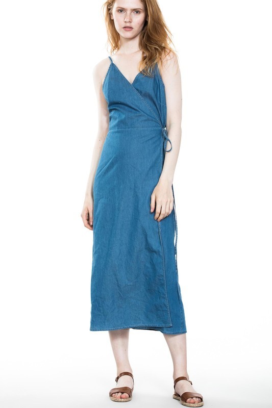 Denim Maxi Dress | DressedUpGirl.com