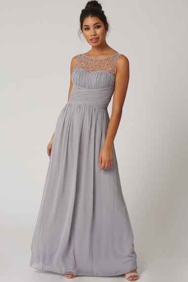 Grey Maxi Dress | DressedUpGirl.com