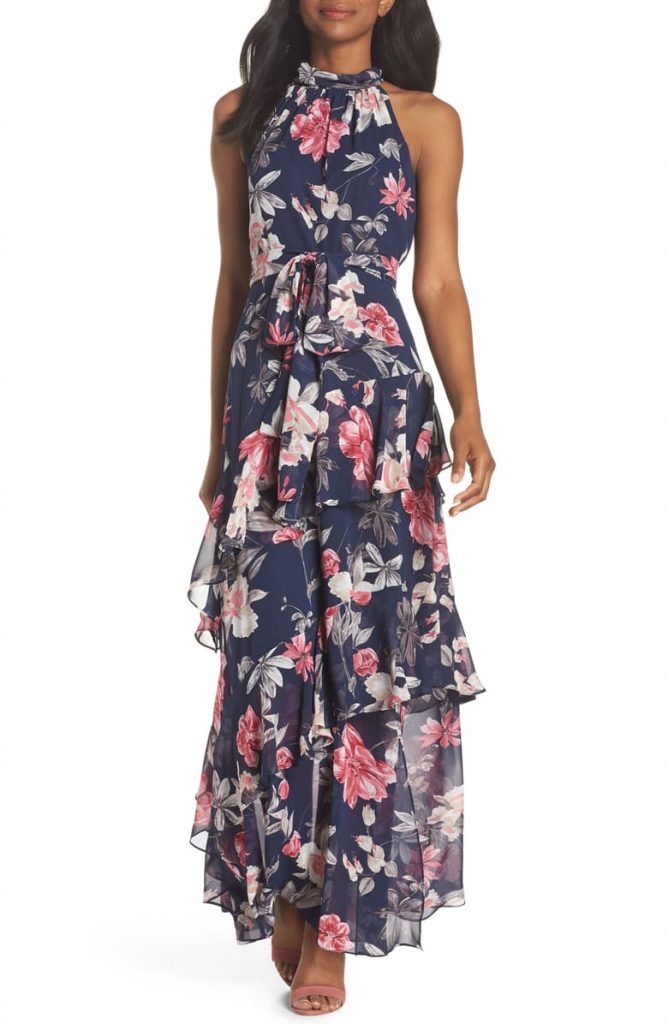 Ruffle Maxi Dress | DressedUpGirl.com