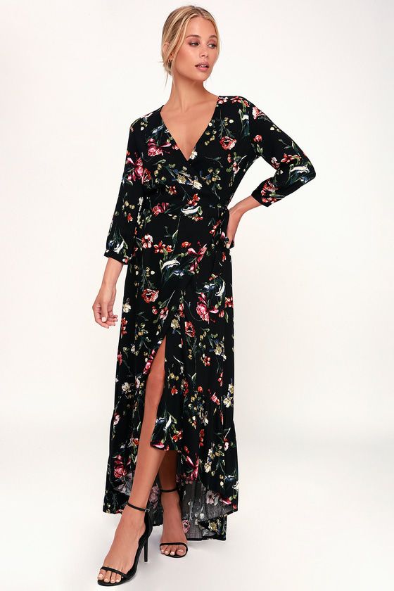 High Low Wrap Dress | DressedUpGirl.com