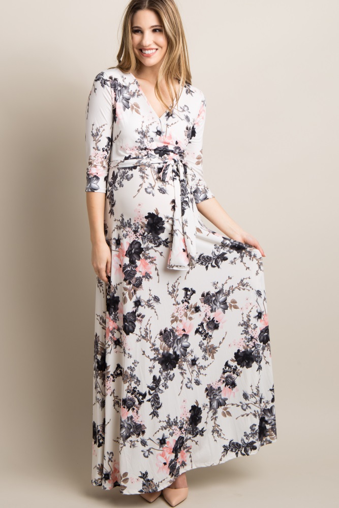 Maternity Wrap Dress | DressedUpGirl.com