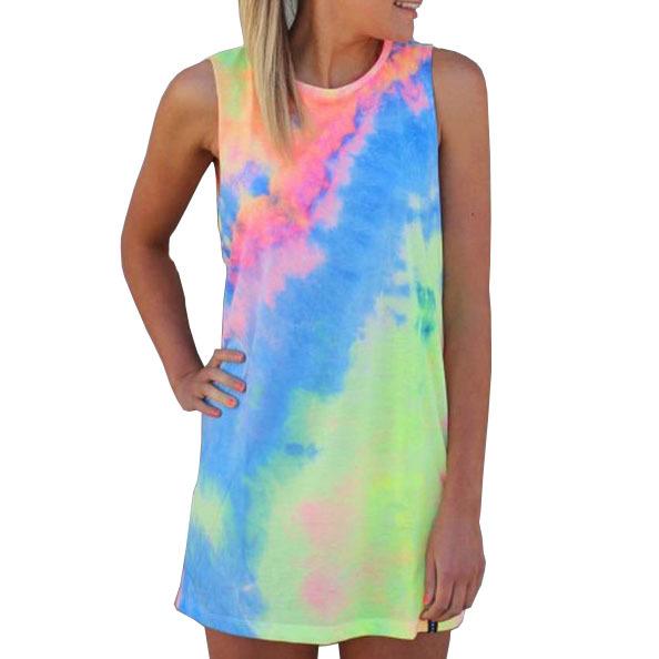 Tie-dye Mini Dress | DressedUpGirl.com