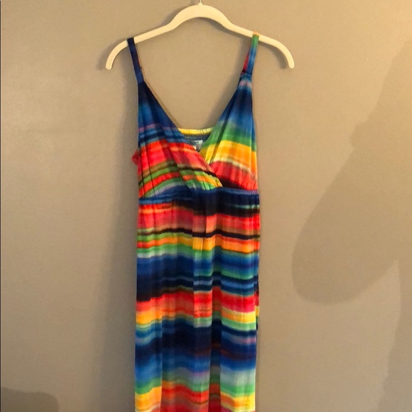 Rainbow Maxi Dress | DressedUpGirl.com