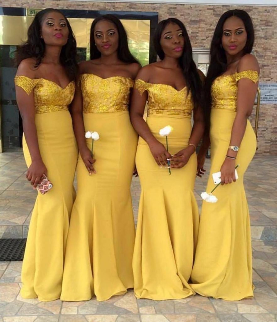 yellow wedding outfits