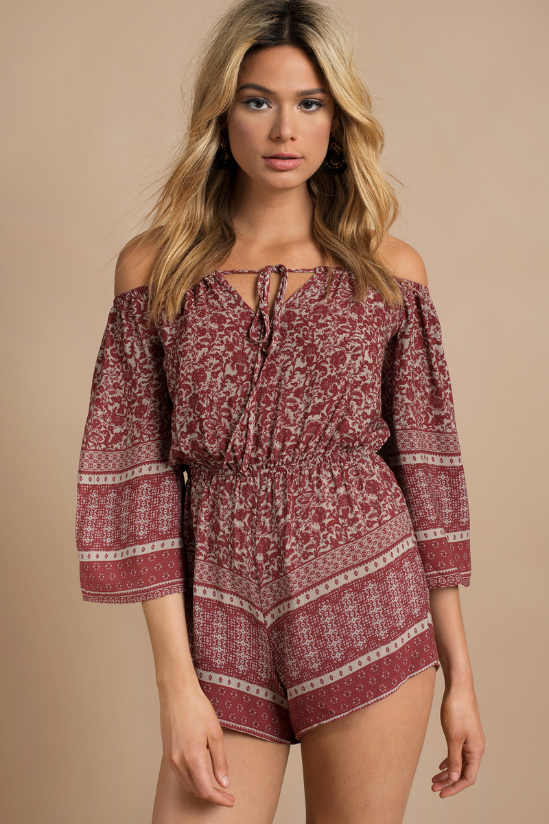 boho romper dress