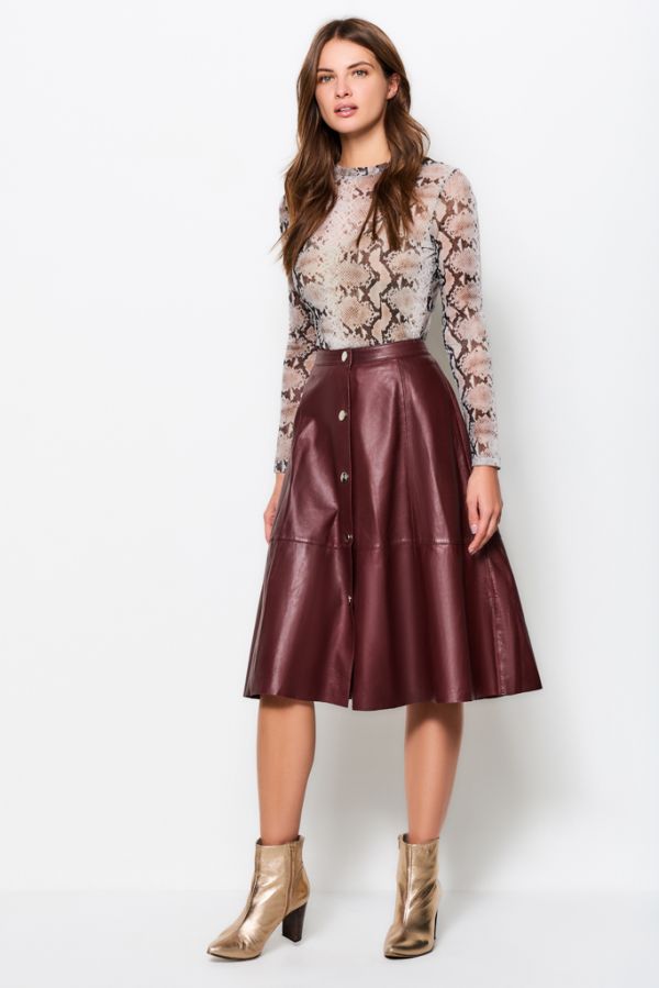 Leather Skirt | DressedUpGirl.com