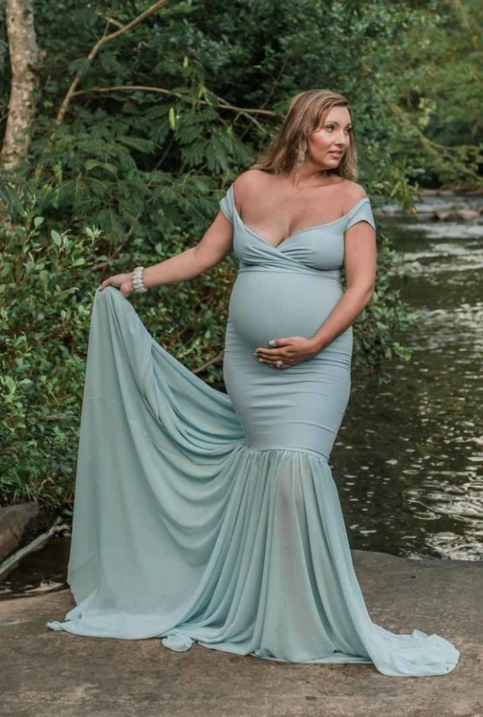 Mermaid Maternity Dress | DressedUpGirl.com