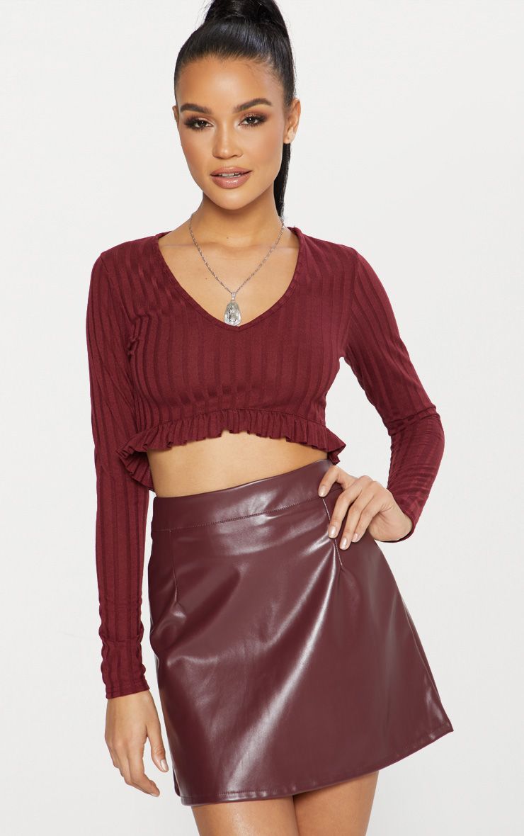 Leather Skirt | DressedUpGirl.com