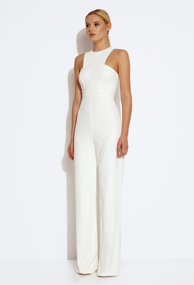 White Jumpsuit | DressedUpGirl.com