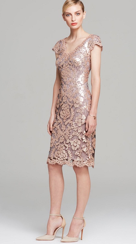 Sequin Lace Dress | DressedUpGirl.com