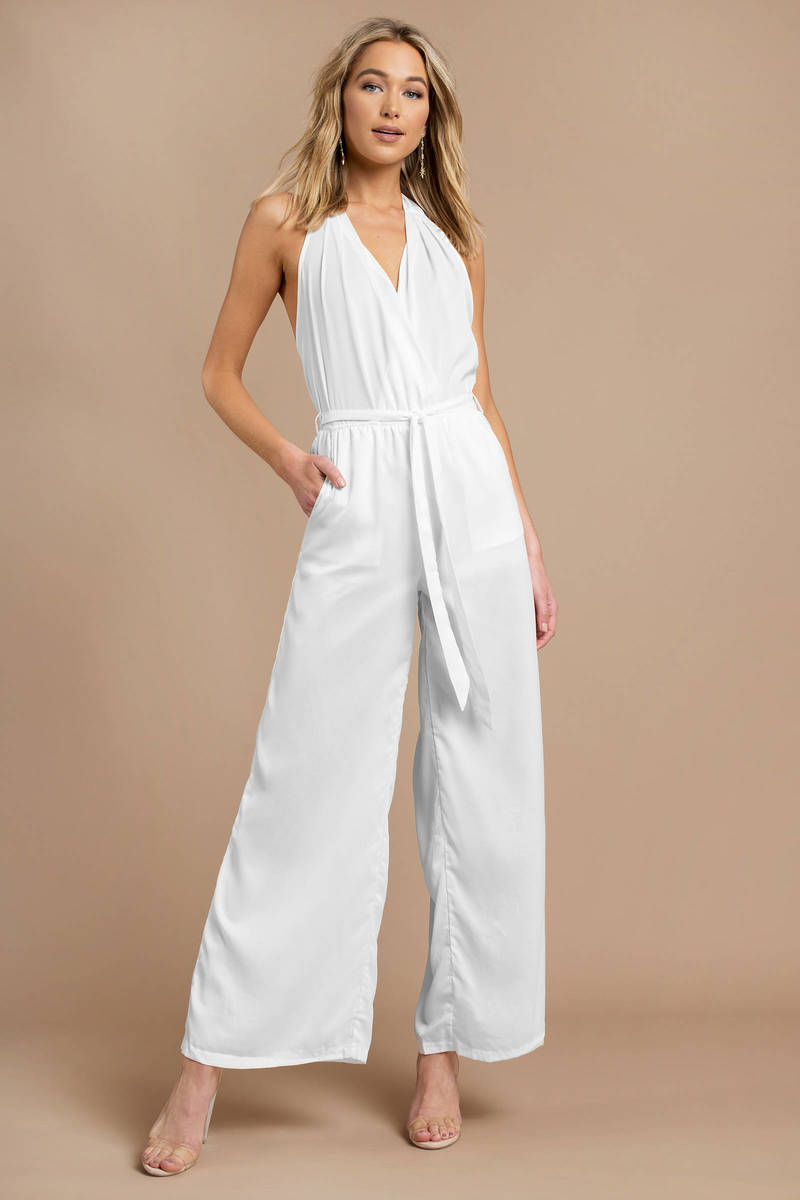 White Jumpsuit | DressedUpGirl.com